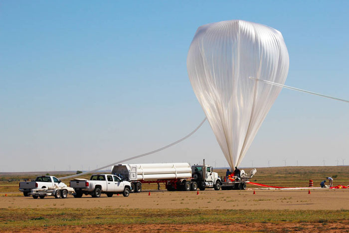 Научен изследователски балон. Credit: NASA/Christina Khodadad
