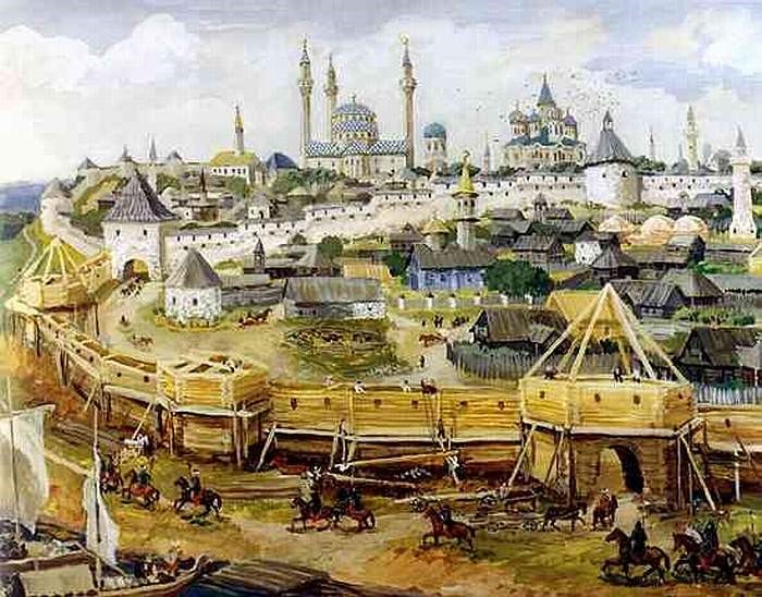 Град Казан – столицата на българския вилает (Казанското ханство).