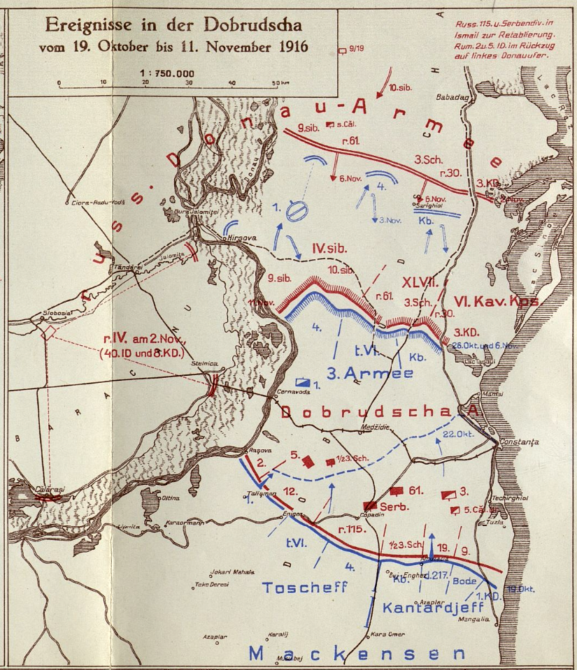 Боевете в Северна Добруджа през октомври - ноември 1916 г.