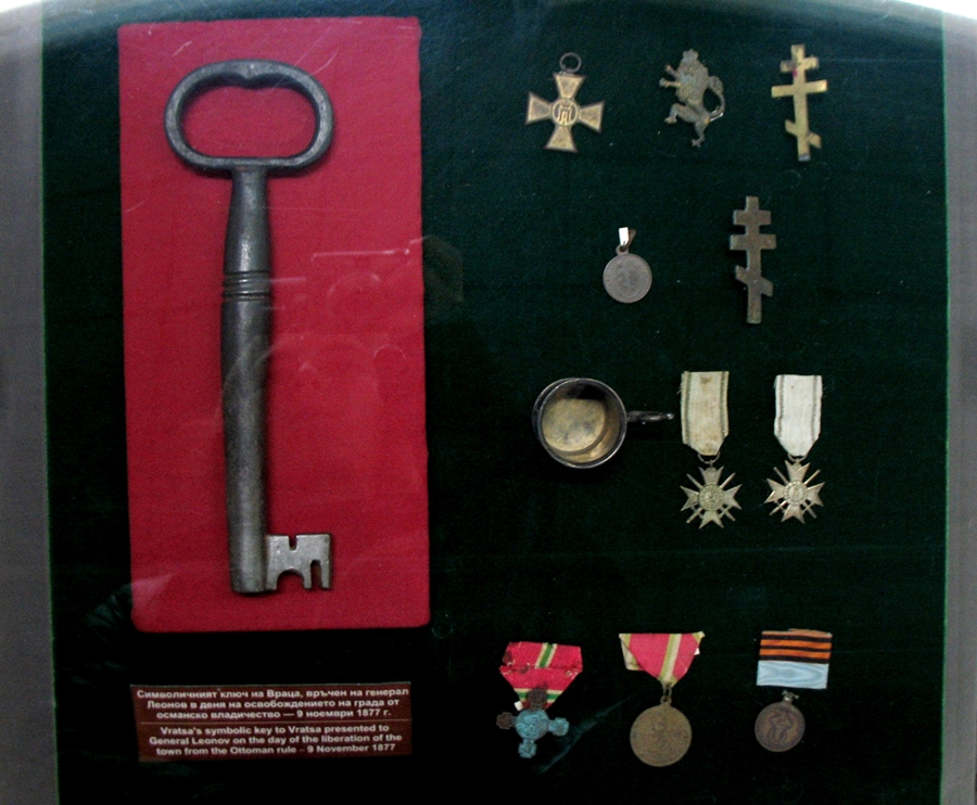 Символичният ключ на Враца, връчен на ген. Леонов в деня на освобождението на града - 9 неомври 1877. Снимка: Росица Ташкова