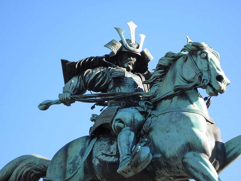Фиг. 24. Кунусоки Масашиге – един от генералите на армията на императора Го-Дайго. Масашиге помогнал на Го-Дайго да си върне властта, изтекла към шогуна в Камакура, но за кратко. Друг генерал на Го-Дайго от клана Ашикага бил отправил взор към властта.