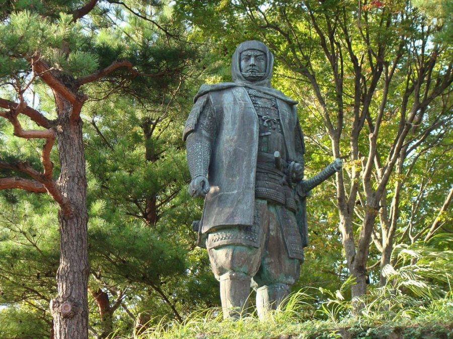 Фигура 29. Уесуги Кеншин – непобедимият даймио-господар от периода Сенгоку. Той ще разбие дори армията на Нобунага Ода.