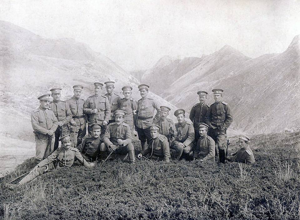 Фиг.2. Български войници от 33-и Свищовски, 34-и Троянски и 58-и пехотен полк край Дойран